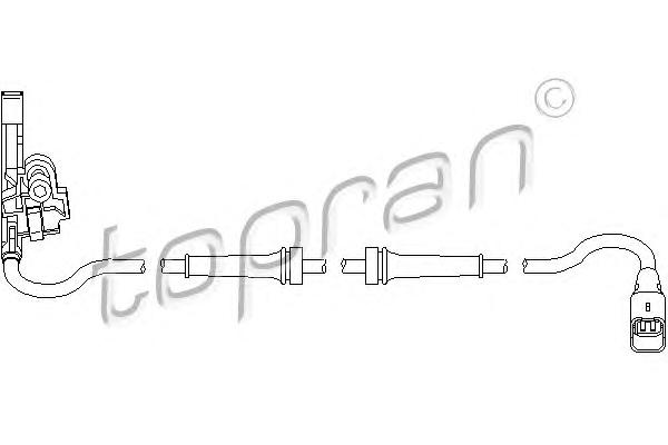 Датчик, частота вращения колеса TOPRAN