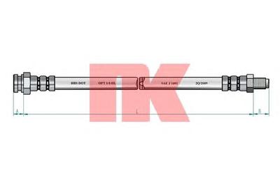 Тормозной шланг NK 853336