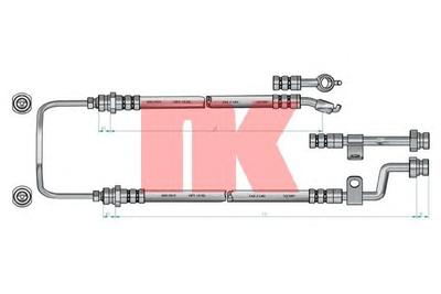 Тормозной шланг NK 853515