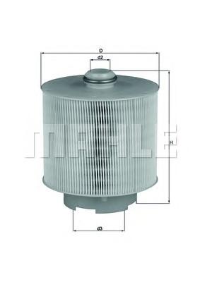 Воздушный фильтр MAHLE ORIGINAL