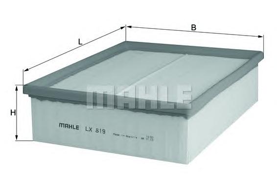 Воздушный фильтр MAHLE ORIGINAL