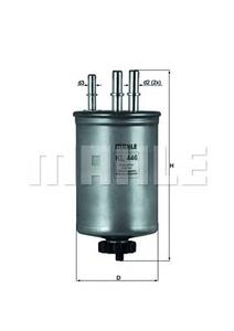 Топливный фильтр MAHLE ORIGINAL KL446