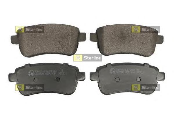 Комплект тормозных колодок, дисковый тормоз STARLINE