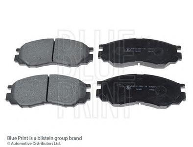 Комплект тормозных колодок, дисковый тормоз BLUE PRINT ADC44257