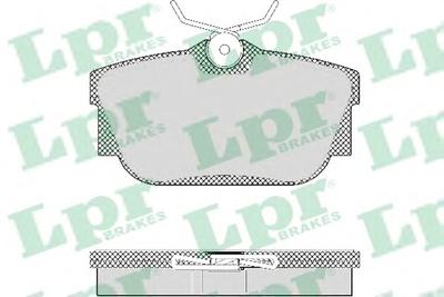 Комплект тормозных колодок, дисковый тормоз LPR 05P1303
