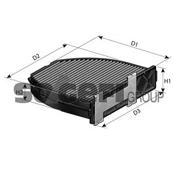 Фильтр, воздух во внутренном пространстве PURFLUX