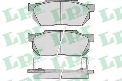Комплект тормозных колодок, дисковый тормоз LPR 05P322