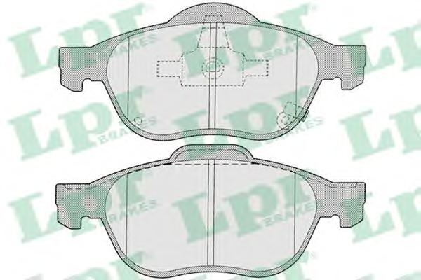 Комплект тормозных колодок, дисковый тормоз LPR