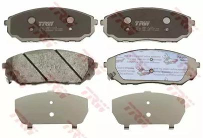 Комплект тормозных колодок, дисковый тормоз TRW