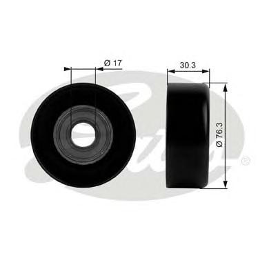 Паразитный / ведущий ролик, поликлиновой ремень GATES