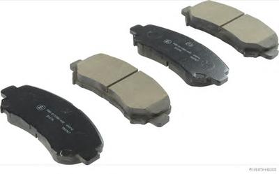 Комплект тормозных колодок, дисковый тормоз HERTH+BUSS JAKOPARTS J3601098