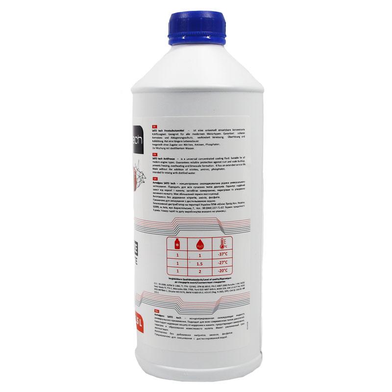 Sato антифриз синий (-80с) 1,5л. g11 SATO TECH