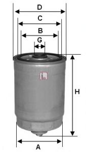 Топливный фильтр SOFIMA S4378NR
