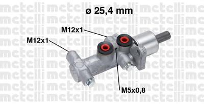 Главный тормозной цилиндр METELLI 05-0767