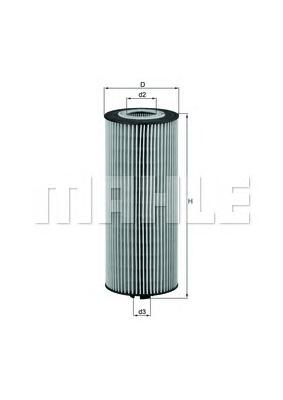 Масляный фильтр MAHLE ORIGINAL