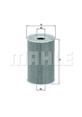 Масляный фильтр MAHLE ORIGINAL