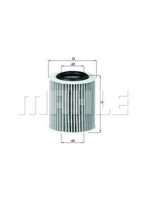 Масляный фильтр MAHLE ORIGINAL