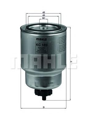 Топливный фильтр MAHLE ORIGINAL