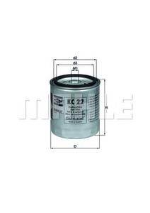 Топливный фильтр MAHLE ORIGINAL KC22