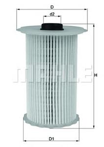 Топливный фильтр MAHLE ORIGINAL KX229D
