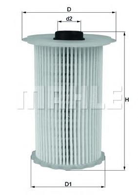 Топливный фильтр MAHLE ORIGINAL