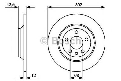 Тормозной диск BOSCH 0986479458