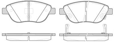 Комплект тормозных колодок, дисковый тормоз ROADHOUSE 2859.32