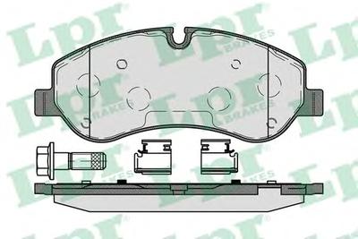 Комплект тормозных колодок, дисковый тормоз LPR 05P1786