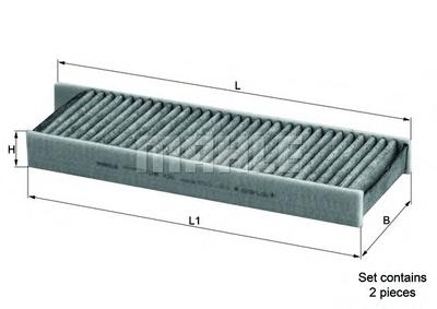 Фильтр, воздух во внутренном пространстве MAHLE ORIGINAL LAK428/S