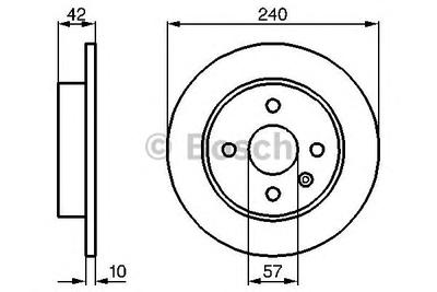 Тормозной диск BOSCH 0986478882