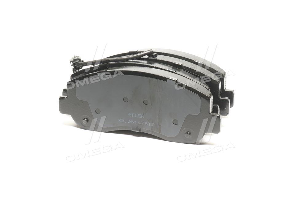 Колодка гальм. диск. standard renault master 10- передн. (rider) RIDER