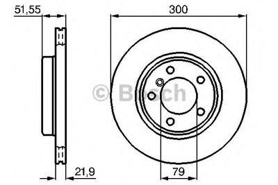 Тормозной диск BOSCH 0986478571
