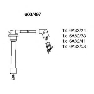 Комплект проводов зажигания BREMI 600497