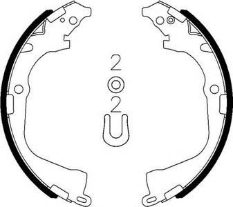 Комплект тормозных колодок HELLA PAGID 8DB355022061