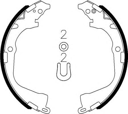 Комплект тормозных колодок HELLA PAGID