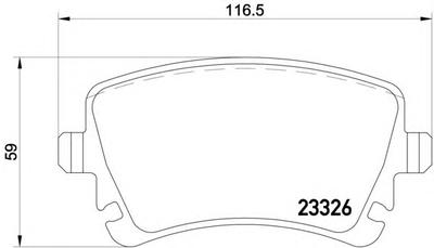 Комплект тормозных колодок, дисковый тормоз HELLA PAGID 8DB355011531