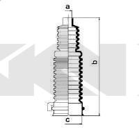 Пыльник, рулевое управление SPIDAN 83675