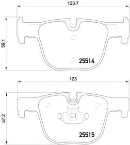 Комплект тормозных колодок, дисковый тормоз HELLA PAGID 8DB355019781