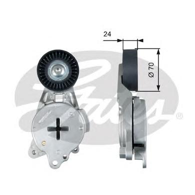 Натяжной ролик, поликлиновой  ремень GATES