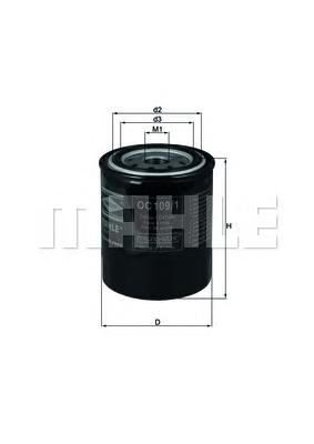 Масляный фильтр MAHLE ORIGINAL