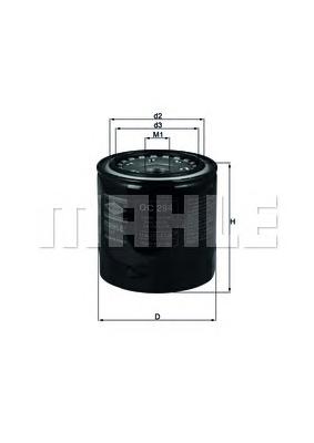 Масляный фильтр MAHLE ORIGINAL