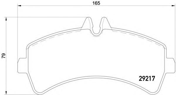 Комплект тормозных колодок, дисковый тормоз TEXTAR