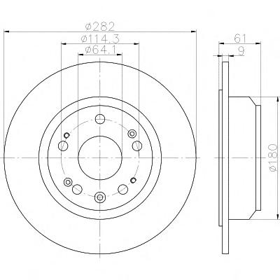 Тормозной диск TEXTAR