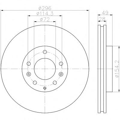 Тормозной диск TEXTAR