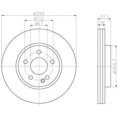Тормозной диск TEXTAR
