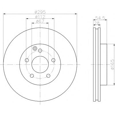 Тормозной диск TEXTAR