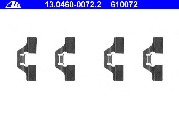 Комплектующие, колодки дискового тормоза ATE