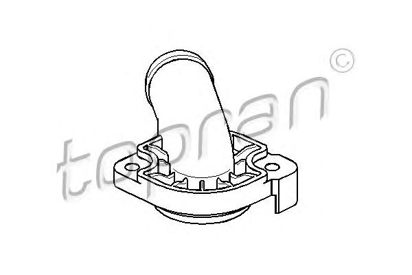 Фланец охлаждающей жидкости TOPRAN