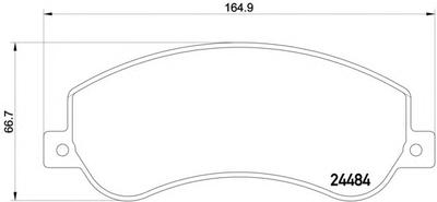 Комплект тормозных колодок, дисковый тормоз HELLA PAGID 8DB355015401