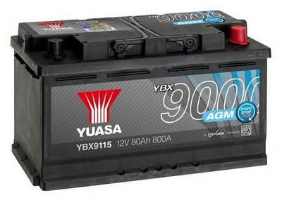Стартерная аккумуляторная батарея YUASA YBX9115